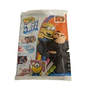 Despicable Me Crayola Mess Free Color Wonder Coloring Sheet Marker Set NEW